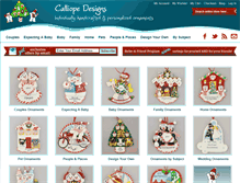 Tablet Screenshot of calliopedesigns.com
